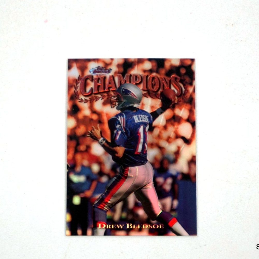 DREW BLEDSOE 1997 TOPPS FINEST CHAMPIONS REFRACTOR #240 NEW ENGLAND PATRIOTS